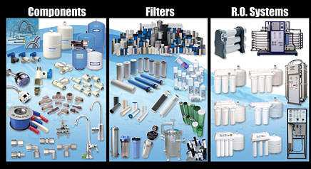 water components filters ro systems